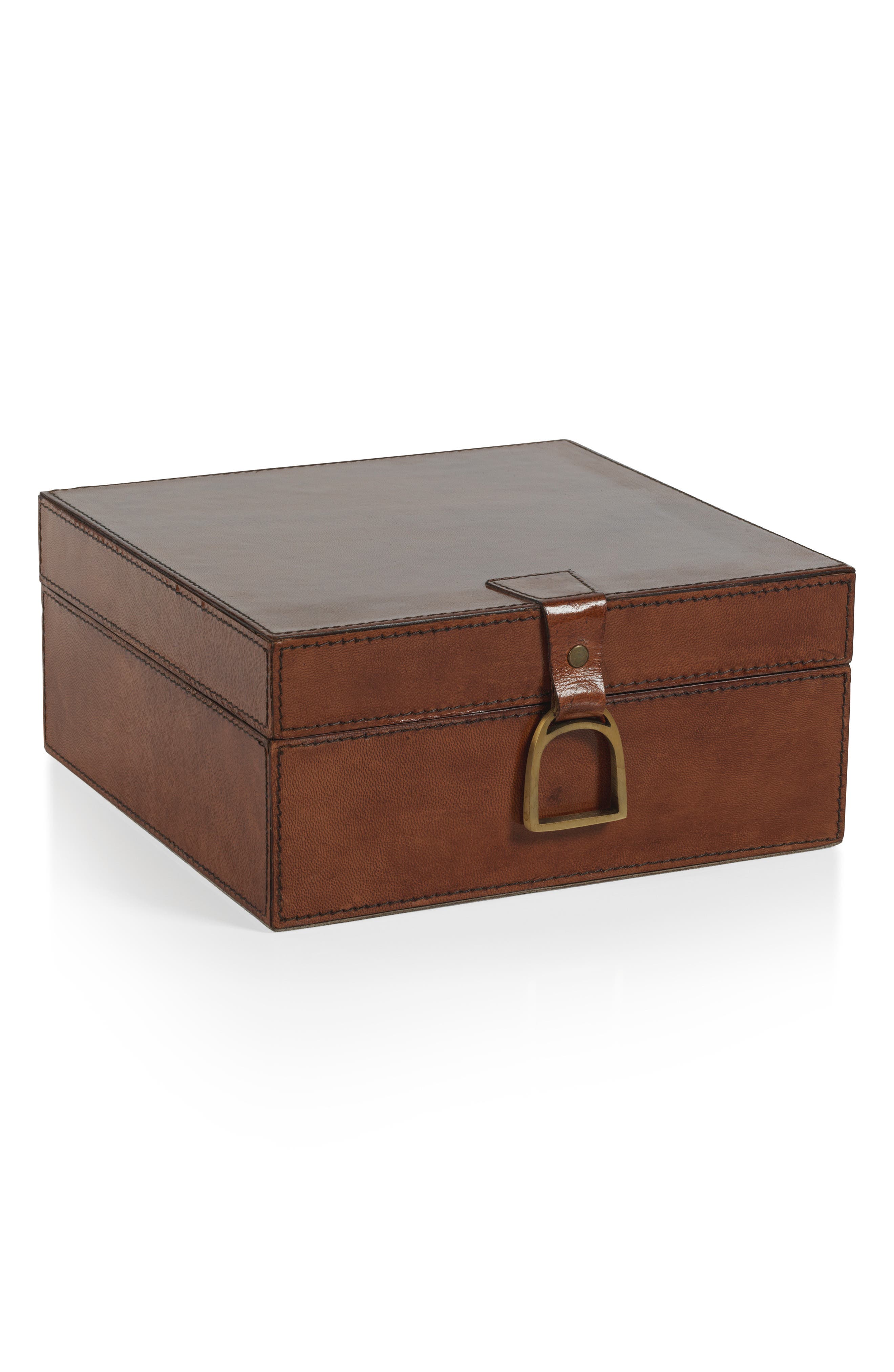 Zodax Chadwell Square Leather Decorative Box