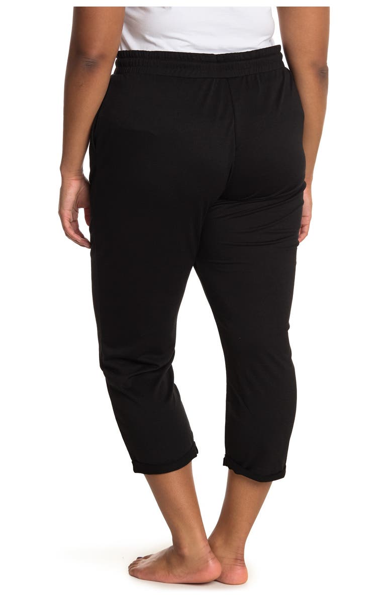 Bobeau High Waisted Crop Lounge Pants, Alternate, color, 