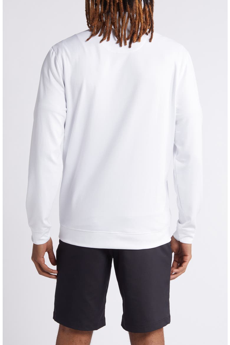 McKinnon Quarter Zip Golf Pullover, Alternate, color, WHITE
