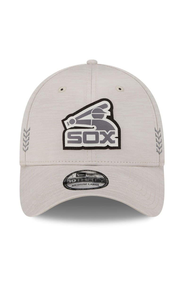 New Era Men's New Era Cream Chicago White Sox 2024 Clubhouse 39THIRTY Flex Fit Hat, Alternate, color, Cream