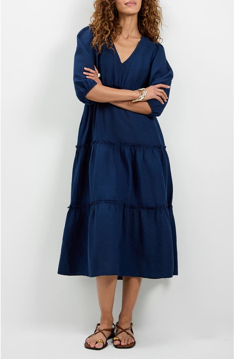 Trina Turk Calm Dress, Alternate, color, Ink