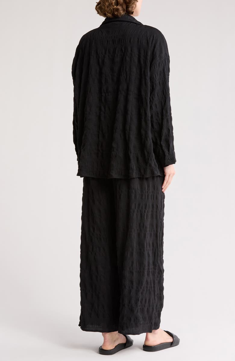 NORDSTROM RACK 2-Piece Crinkle Cover-Up Set, Alternate, color, Black