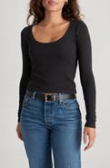 Marine Layer Lexi Sun-In Long Sleeve Rib T-Shirt