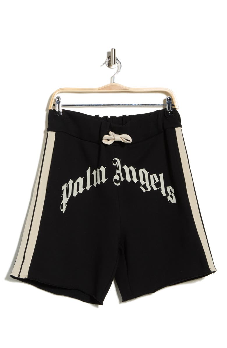 Palm Angels Logo Shorts, Alternate, color, Black