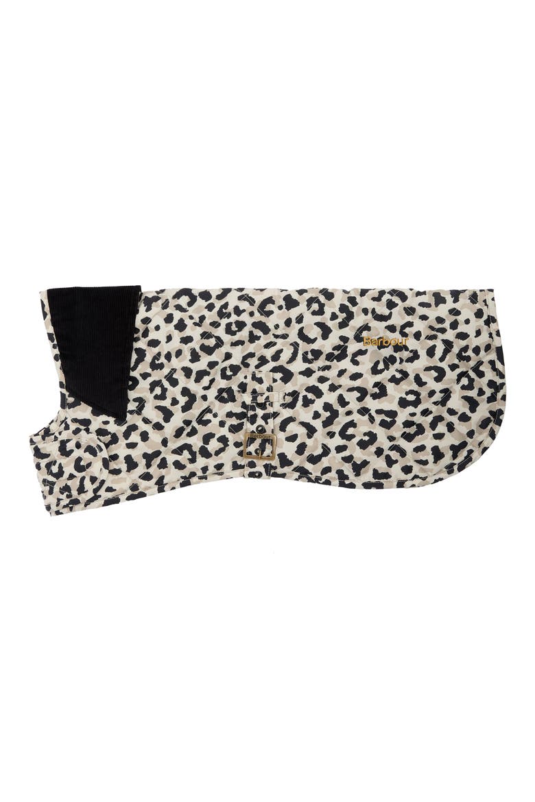 Harley Quilted Leopard Dog Coat, Main, color, JASMINE LEOPARD