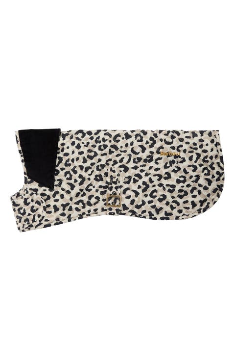 Harley Quilted Leopard Dog Coat