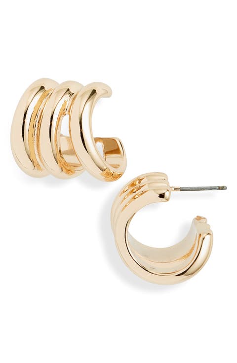 Triple Hoop Earrings