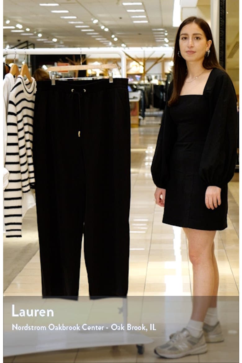 Wide Leg Drawstring Pants video