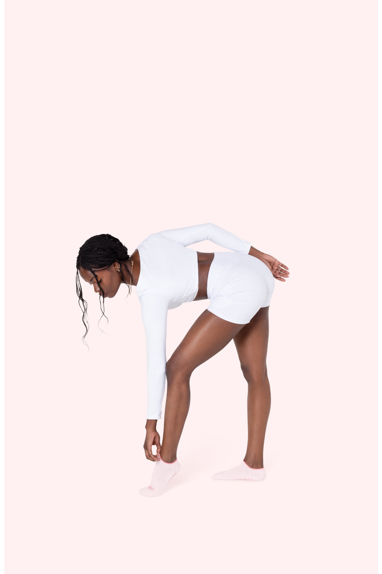 The Low Sock, Alternate, color, Blush
