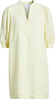 Lilly Pulitzer® Mialeigh Limoncello Linen Popover Dress