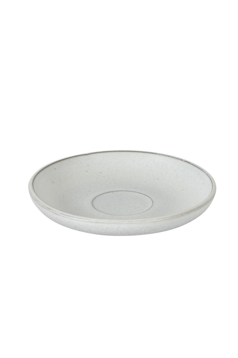 William Crest 8 Piece Espresso Stoneware Cup and Saucer Set, Alternate, color, Whie