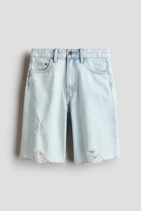 Baggy Fit Denim Shorts