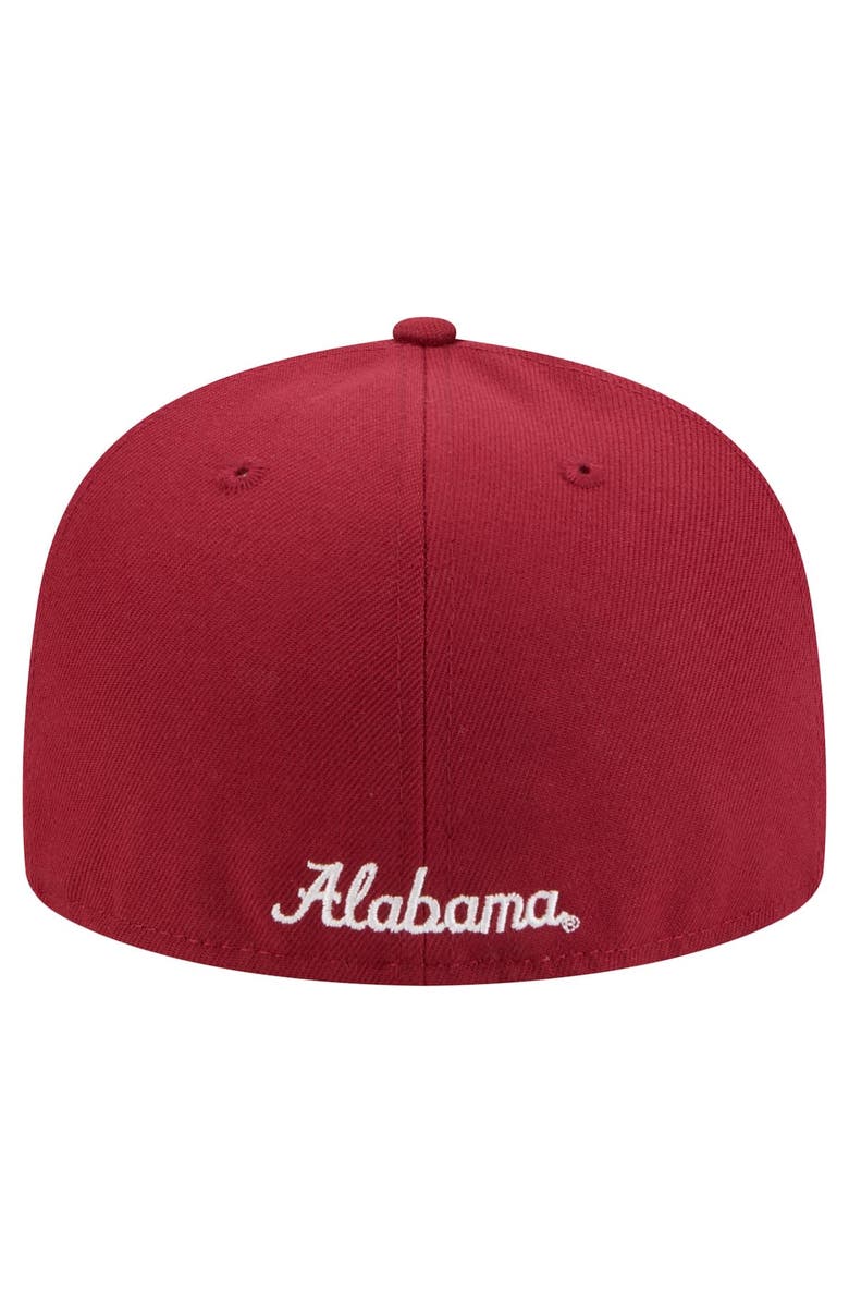 New Era Men's New Era Crimson Alabama Crimson Tide Vault 59FIFTY Fitted Hat, Alternate, color, Crimson