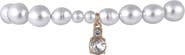 Jewel Badgley Mischka 3-Piece Faux Pearl & Crystal Stretch Bracelet Set