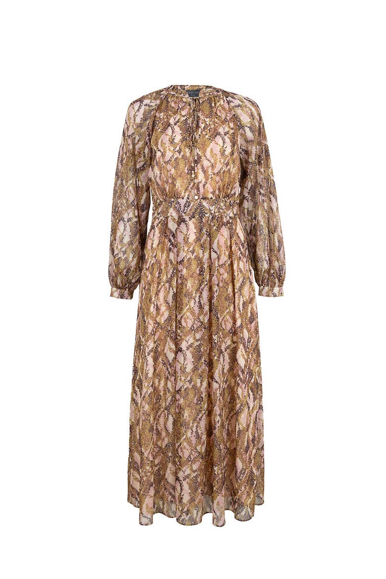 Kairi Chiffon Midi Dress, Alternate, color, MULTI COLOR