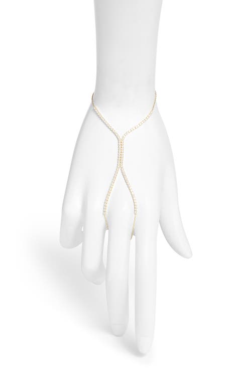 Cubic Zirconia Tennis Hand Chain