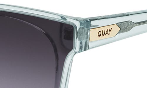 Quay After Party 51mm Square Sunglasses In Gray