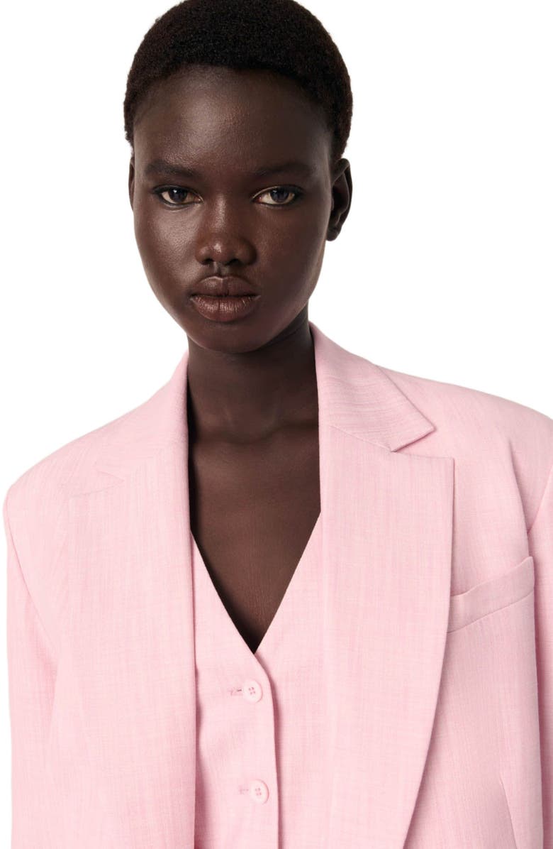 maje Suit vest, Alternate, color,