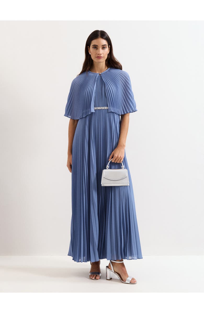 Phase Eight Anora Pleated Cover, Alternate, color, Pale Blue