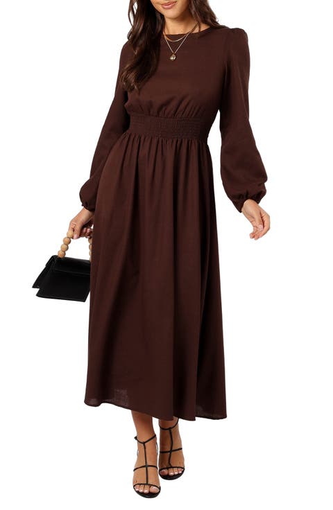 Roman Long Sleeve Maxi Dress