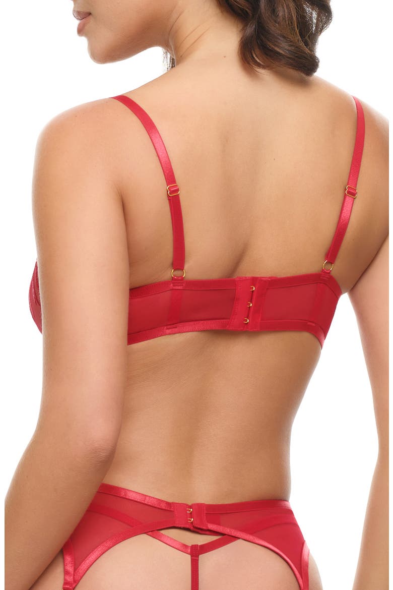 Mariah Underwire Bra, Alternate, color, RED