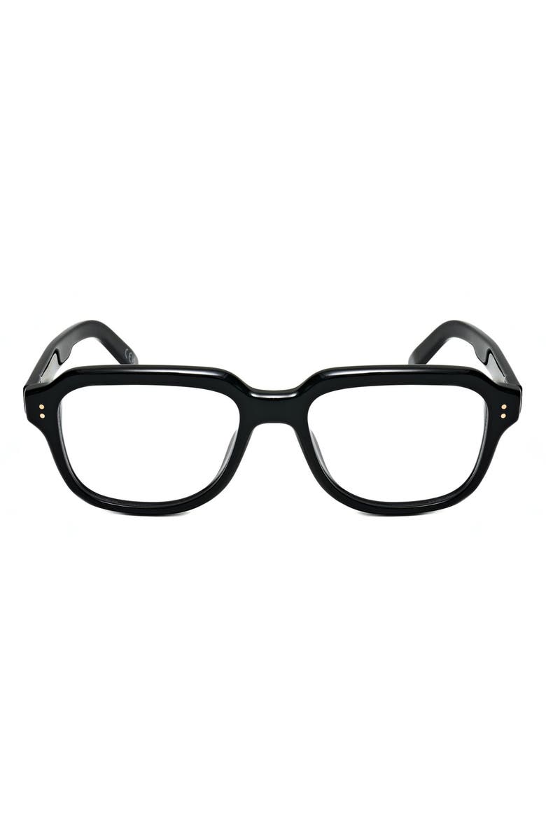 SUPER by RETROSUPERFUTURE<sup>®</sup> 59mm Rectangular Reading Glasses, Main, color, Black