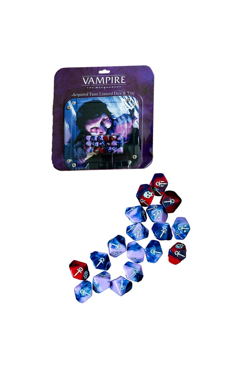 Renegade Game Studios The Masquerade 5th Edition Acquired Taste Dice 
Tray Pack, 18 Dice, Alternate, color, Multicolored