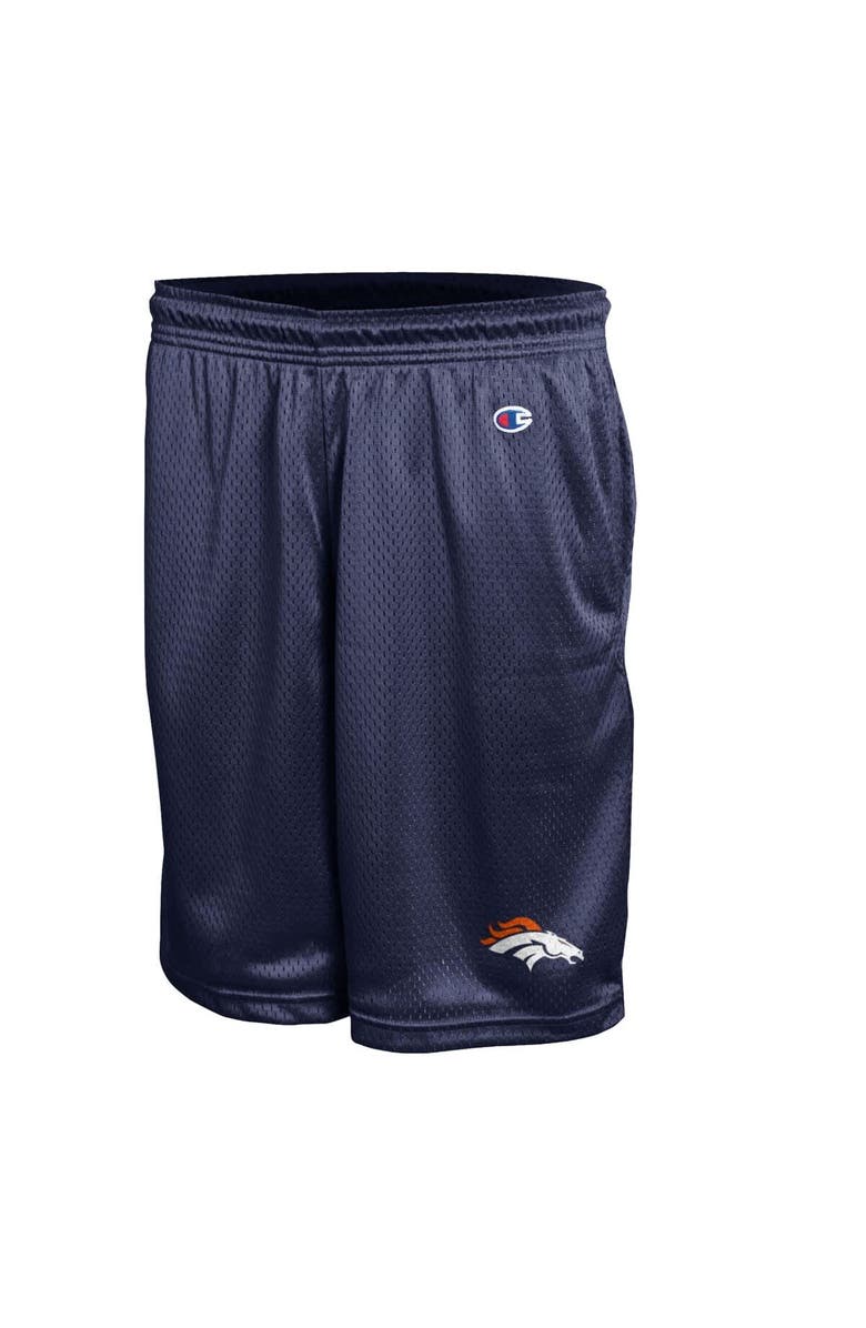 Champion Men's Champion Navy Denver Broncos Classic Mesh Shorts, Alternate, color, Navy