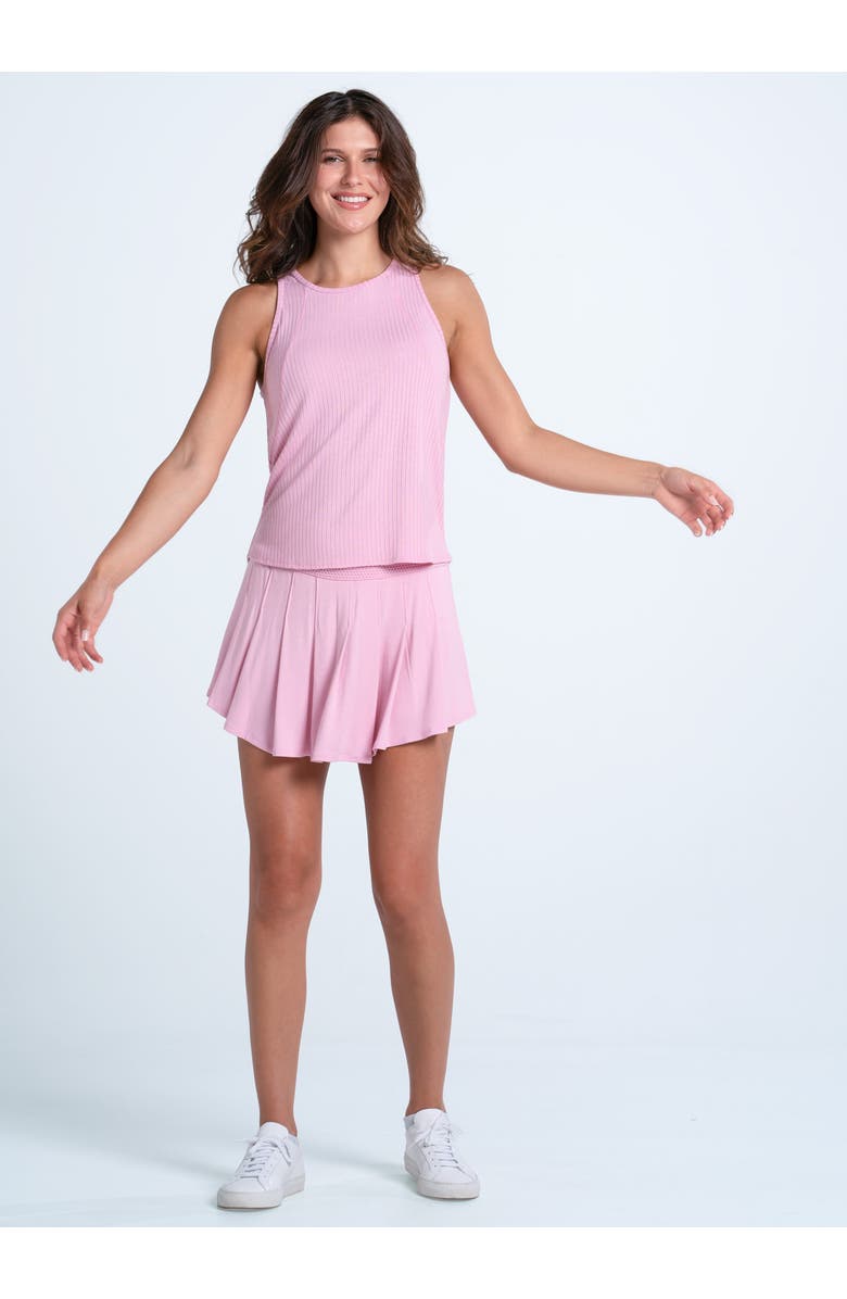 Lucky in Love Rib Breezy Pink Tank, Alternate, color, 