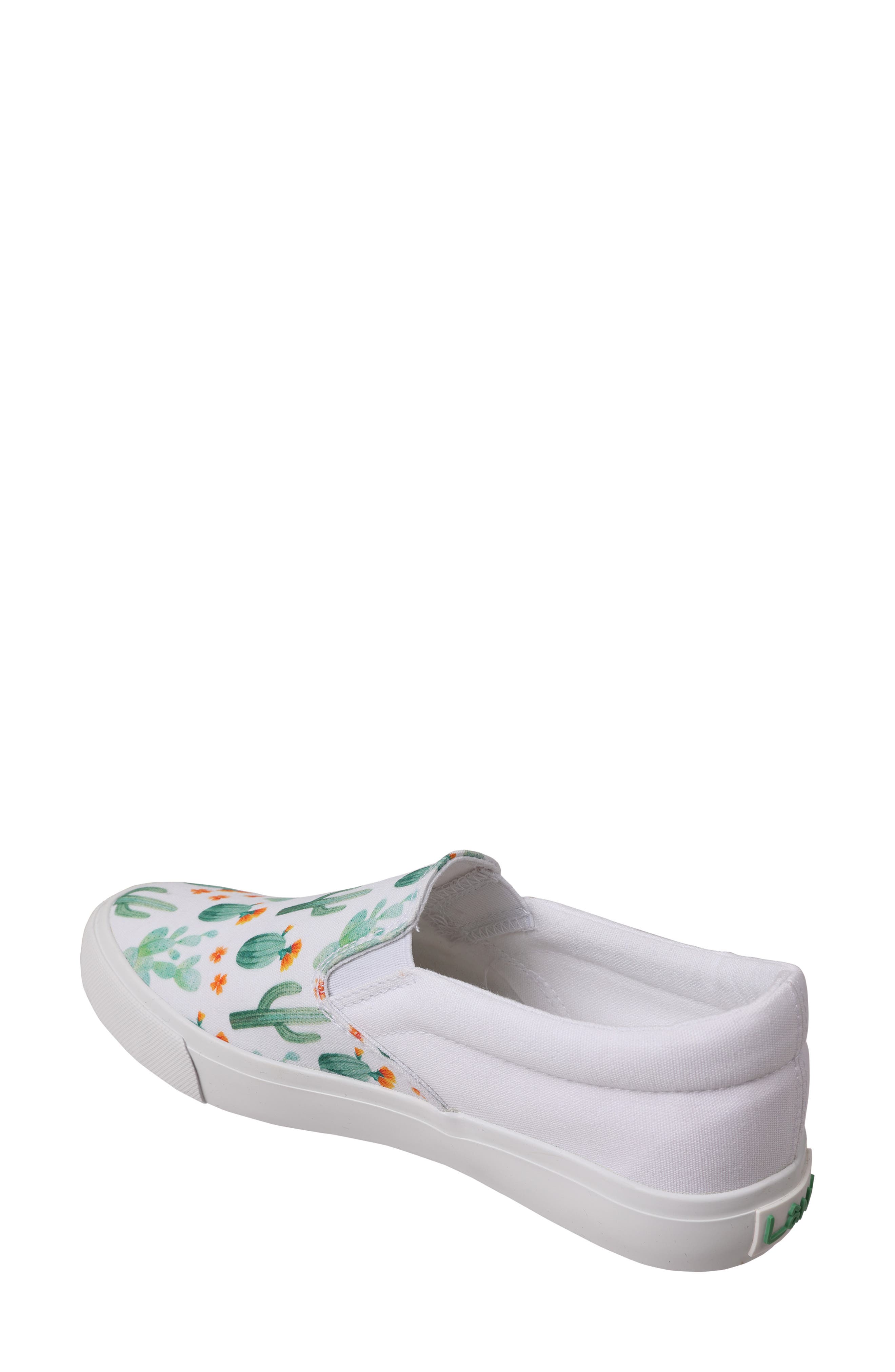 Piper II Slip On Sneaker, Alternate, color, WHITE/ GREEN
