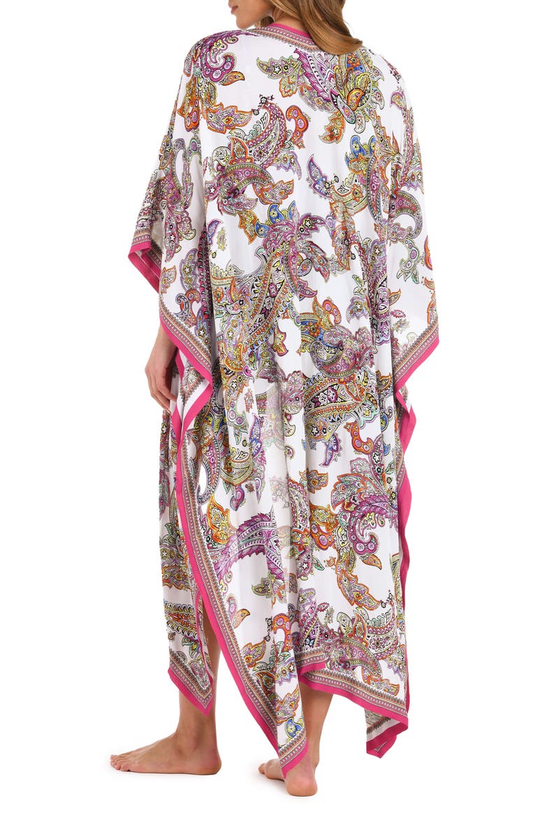 Kara Long Sleeve Cover-Up, Alternate, color, WHITE MULTI