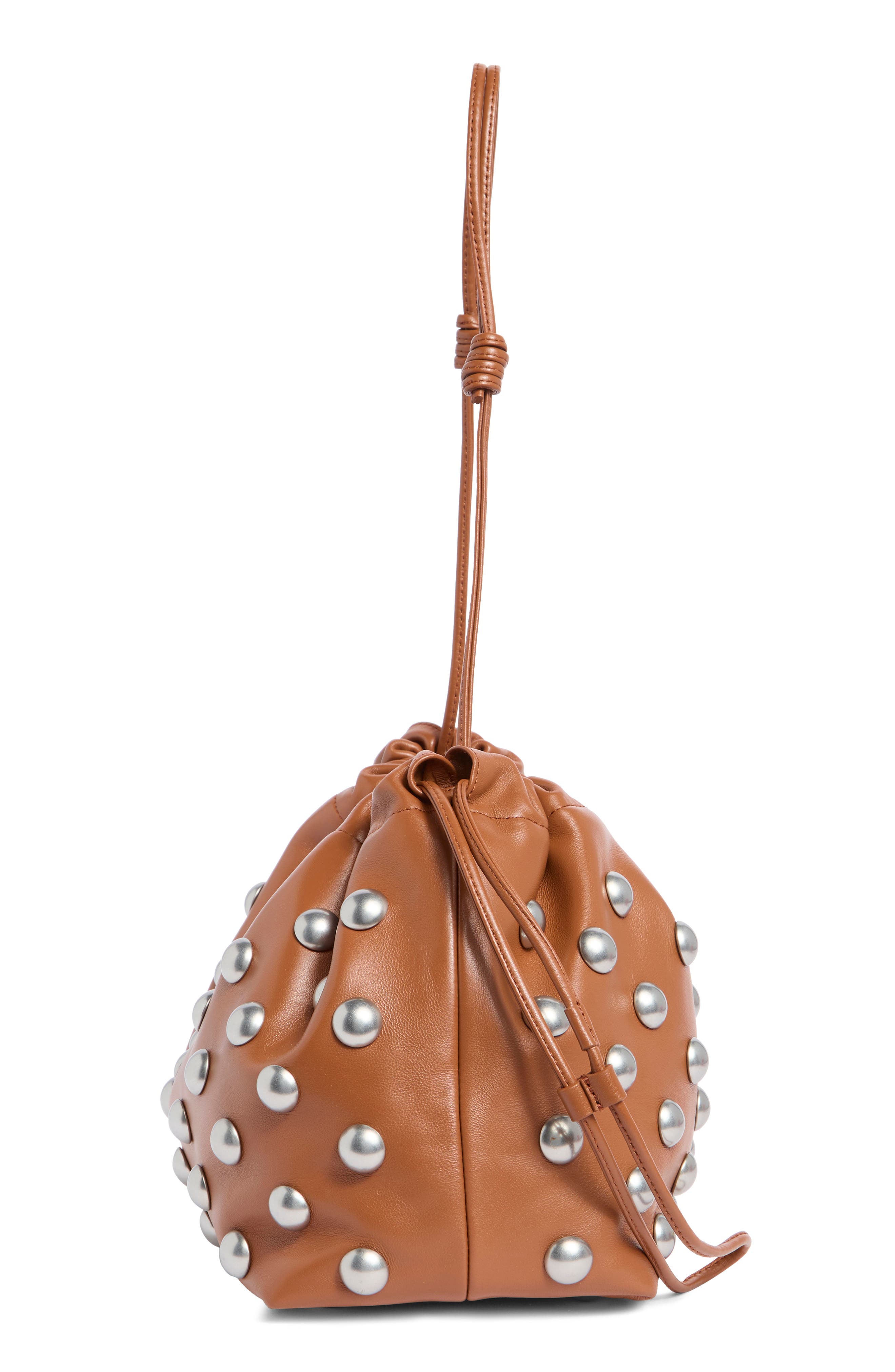 A.L.C. Arlo Studded Handbag, Alternate, color, Cognac