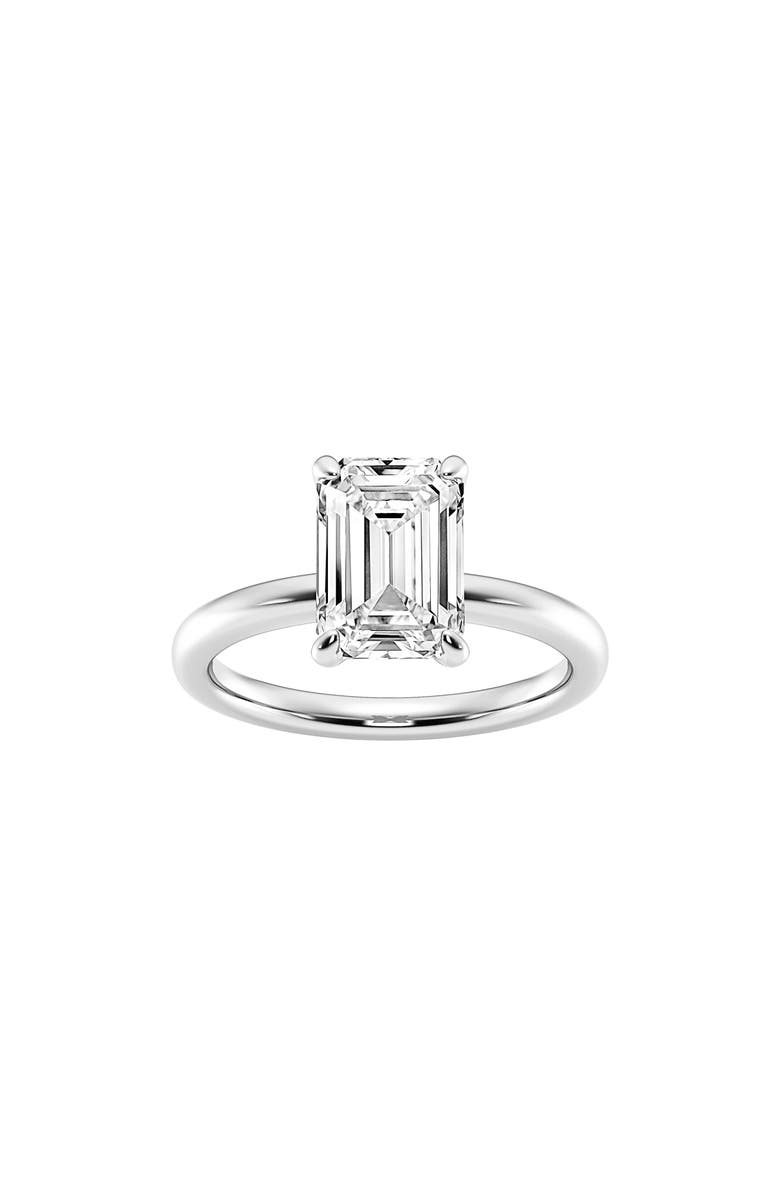 Badgley Mischka Collection Emerald Cut Lab Created Diamond Engagement Ring - 2.50 ctw, Main, color, White
