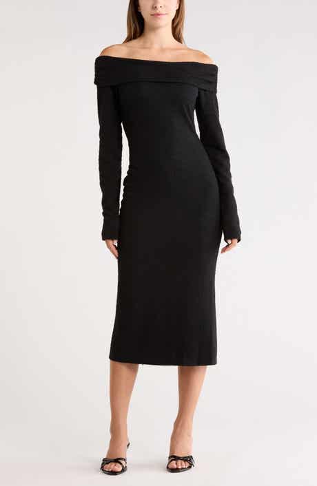 AREA STARS Bailey Off the Shoulder Dress