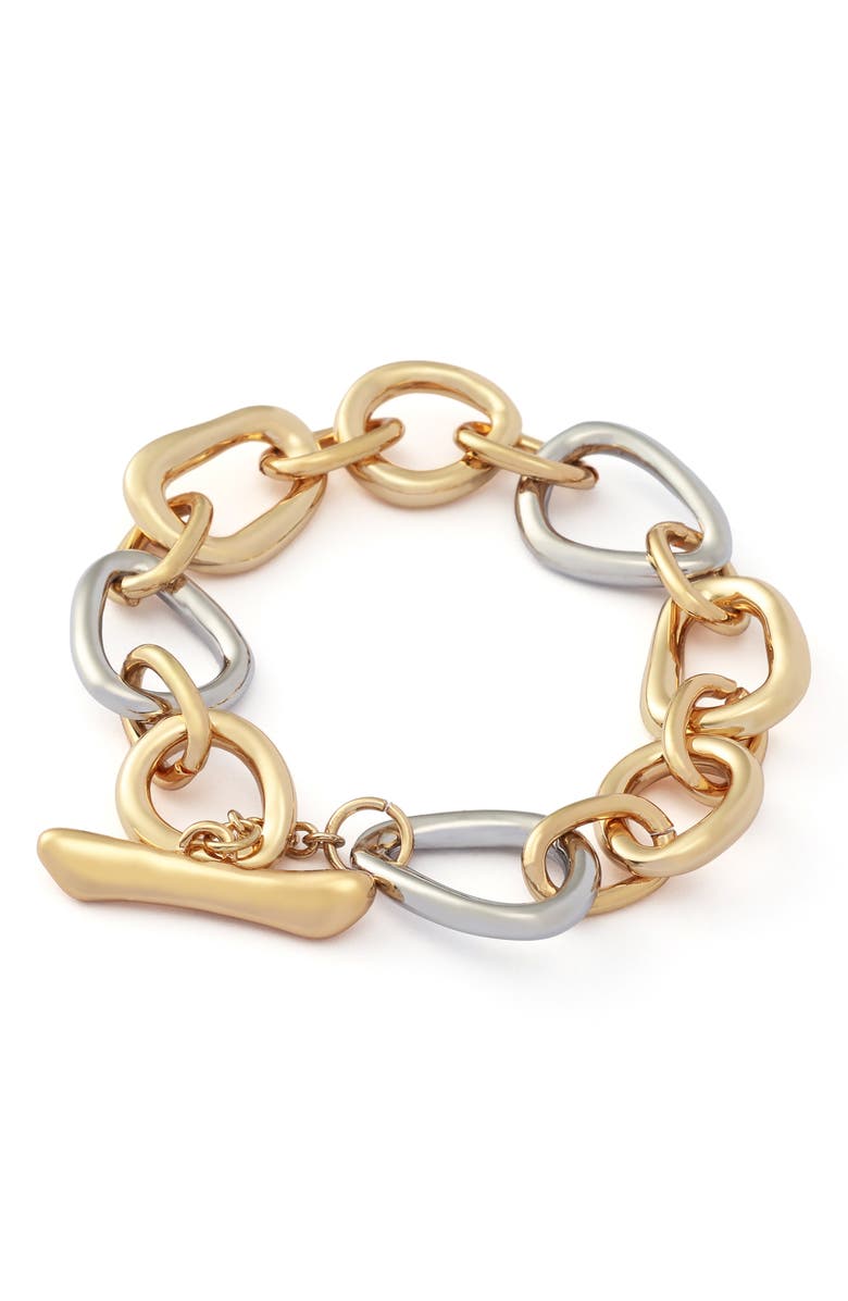 Robert Lee Morris Link Toggle Bracelet, Alternate, color,