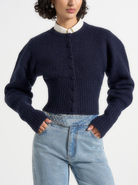 Mayla Fitted Cinch Knitted Cardigan
