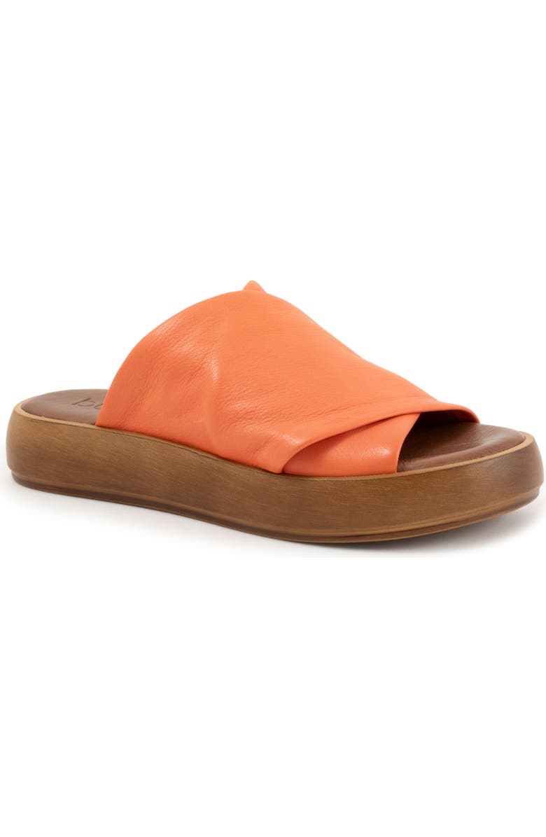 Bueno Jaxon Slide Sandal, Main, color, Sunset