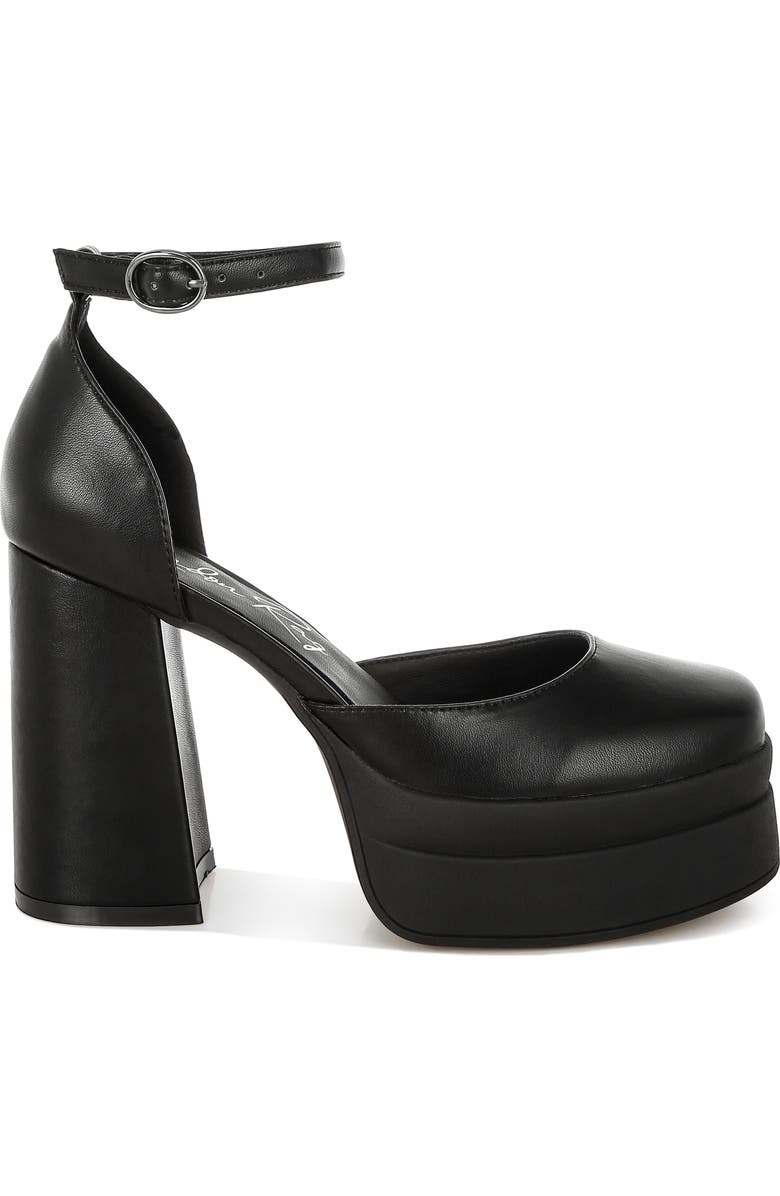 LONDON RAG Araminta Block Heel Platform Pump, Alternate, color, Black