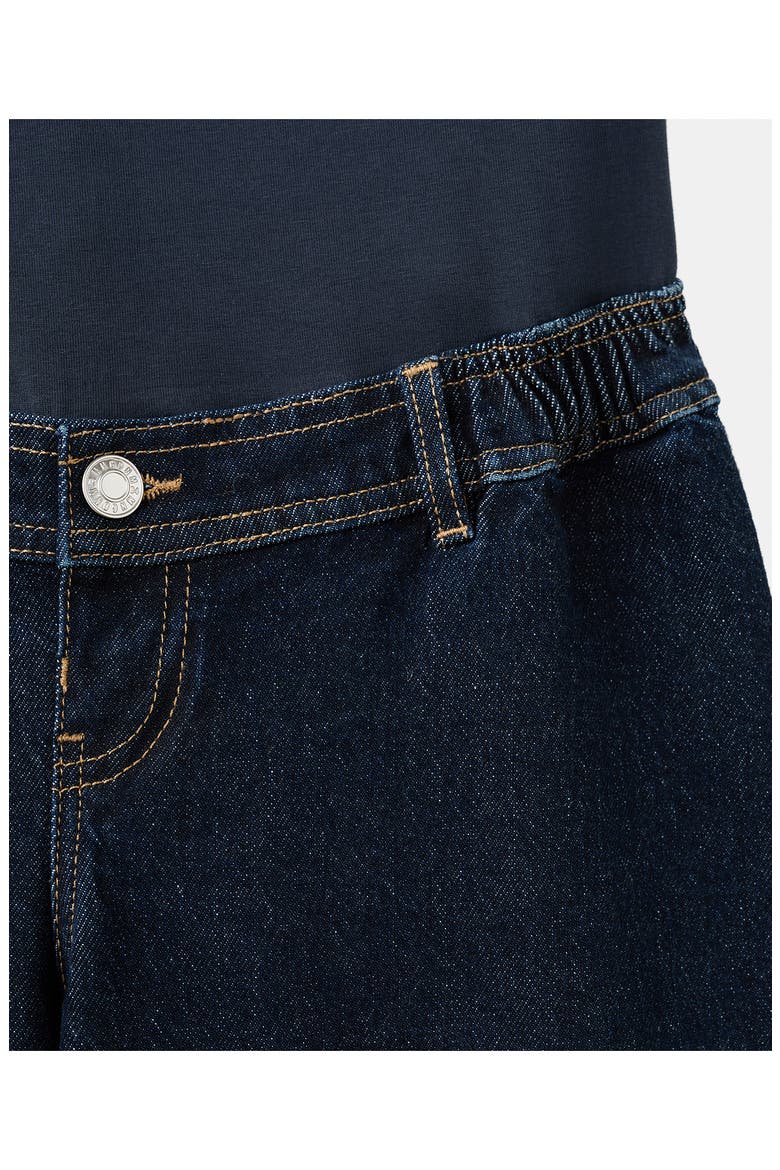 Over the Bump Wide Leg Maternity Jeans, Alternate, color, OPEN BLUE
