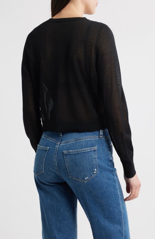 Rails Lakelyn Fine Knit Cardigan In Black