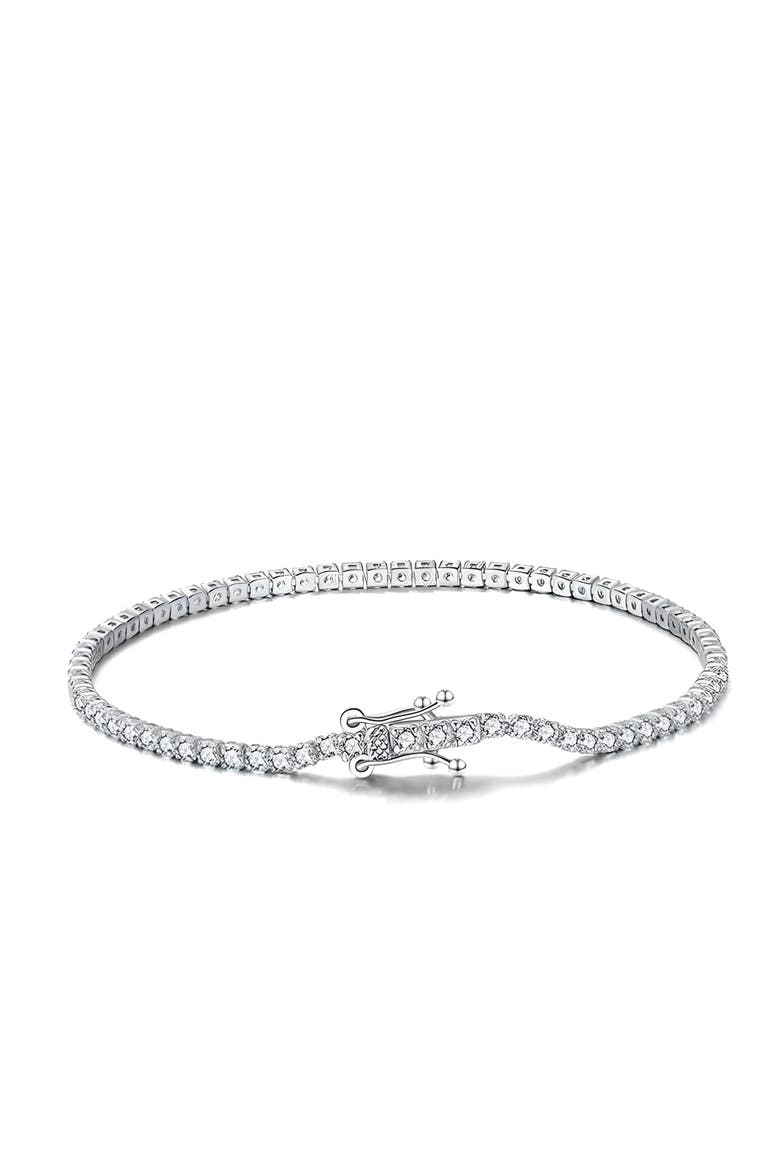 Classic Tennis Bracelet, Main, color, Silver
