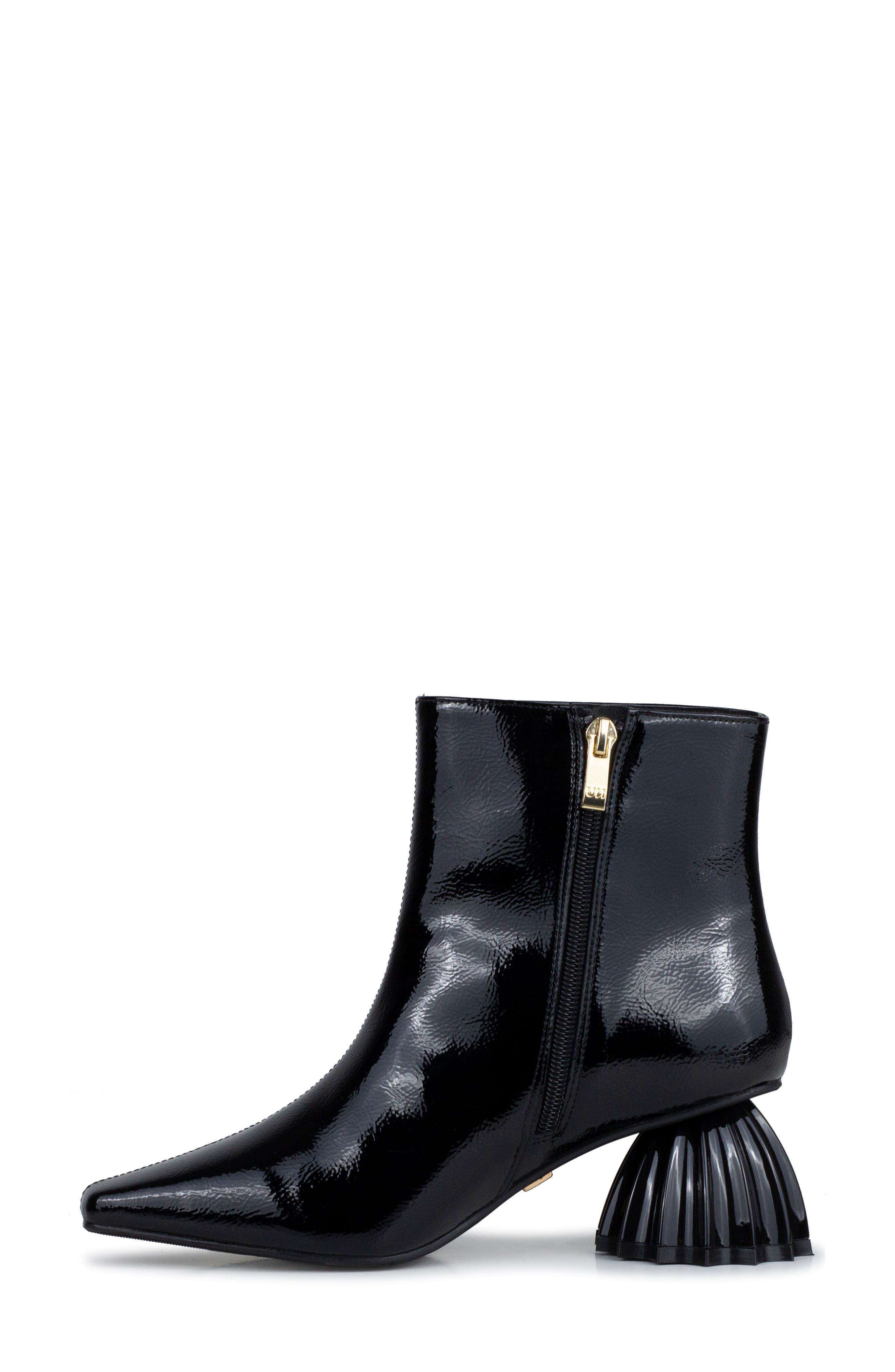 NINETY UNION Napoli Fluted Block Heel Boot, Alternate, color, Black