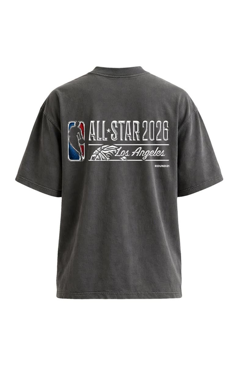 round21 Unisex round21 Gray 2026 NBA All-Star Game Court T-Shirt, Alternate, color, Gray