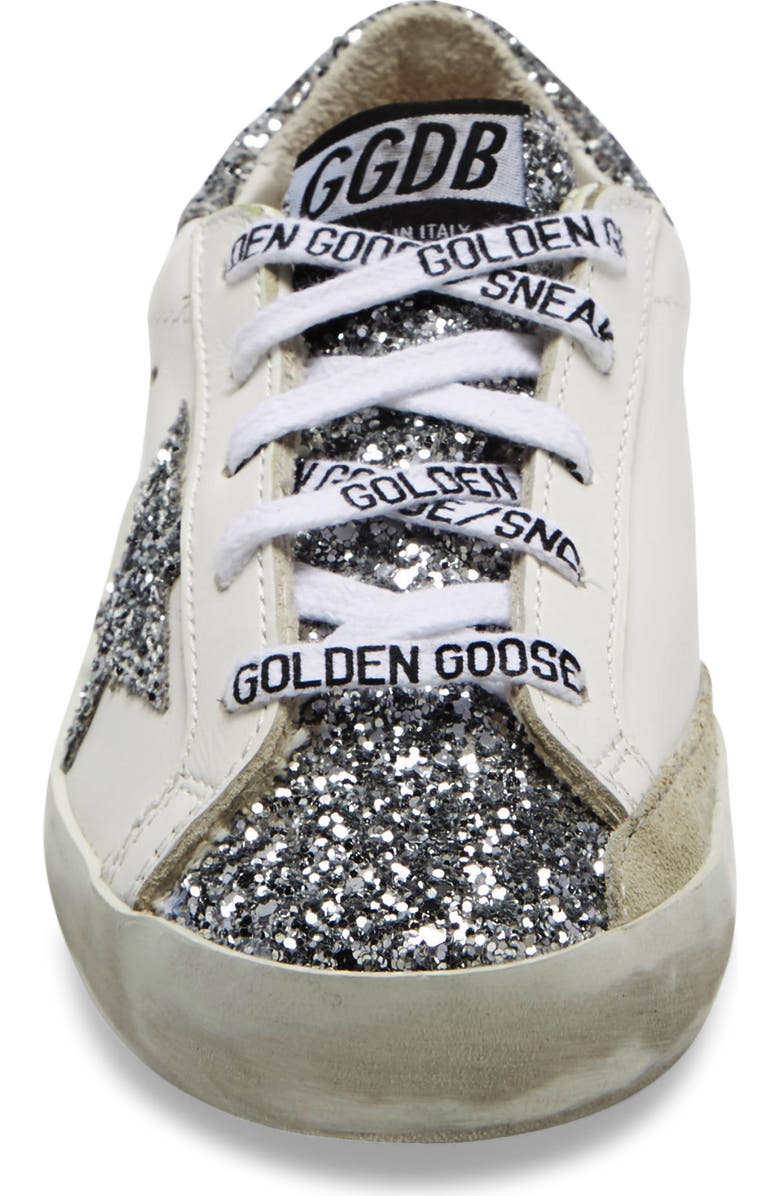 Golden Goose Super-Star Glitter Sneaker, Alternate, color,