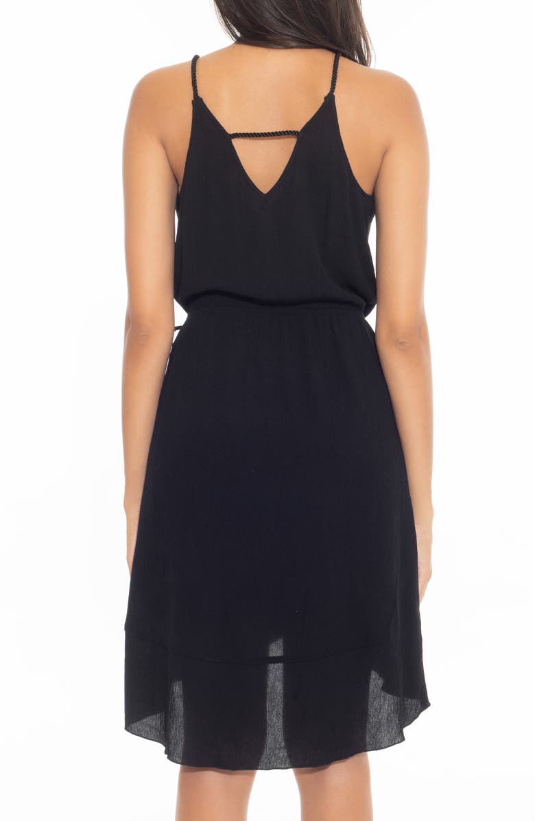 Becca With a Twist High/Low Cover-Up Wrap Dress, Alternate, color, 