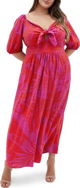 City Chic Bella Print Maxi Dress