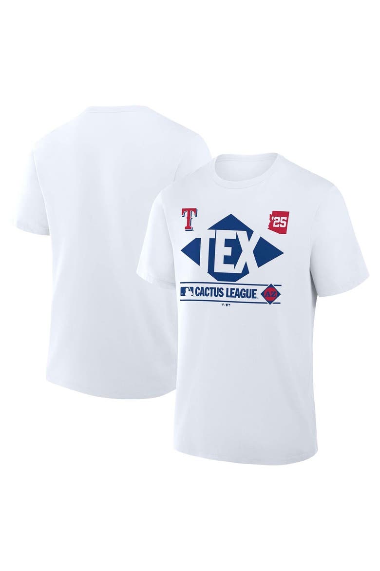 FANATICS Men's Fanatics White Texas Rangers 2025 Spring Training Cactus ...