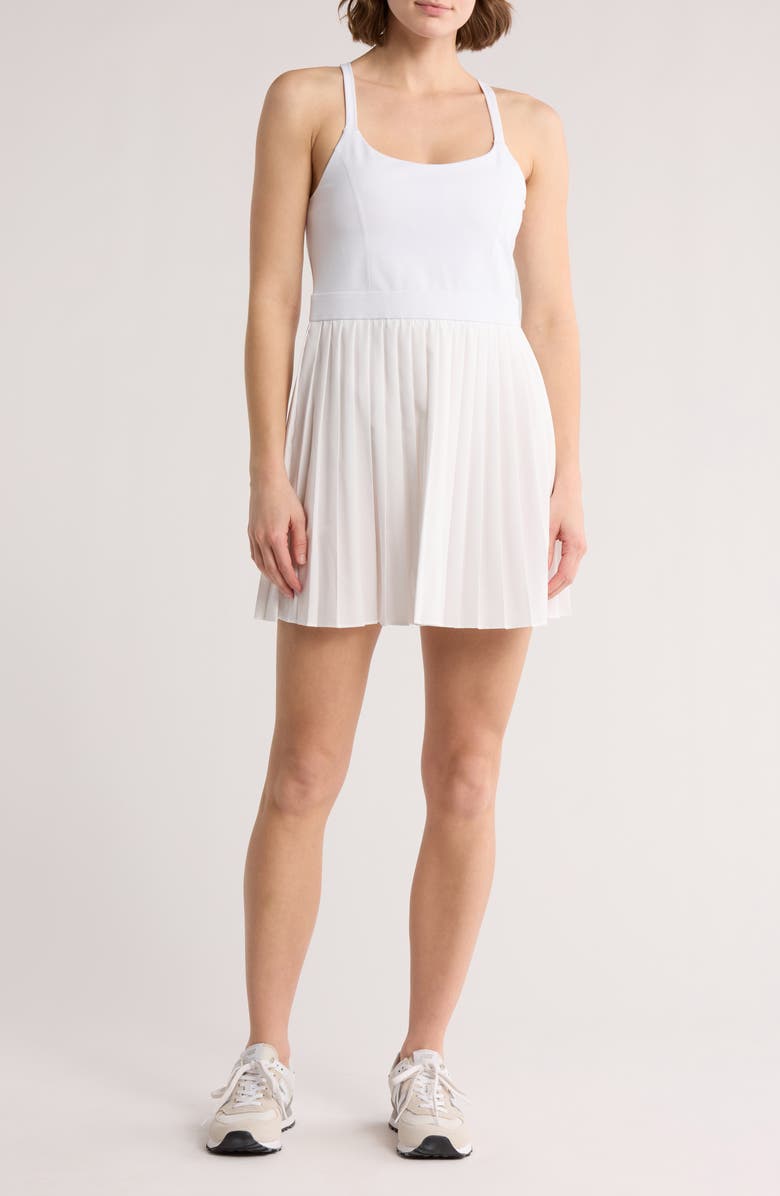 Tiebreak Crossback Pleated Active Dress
