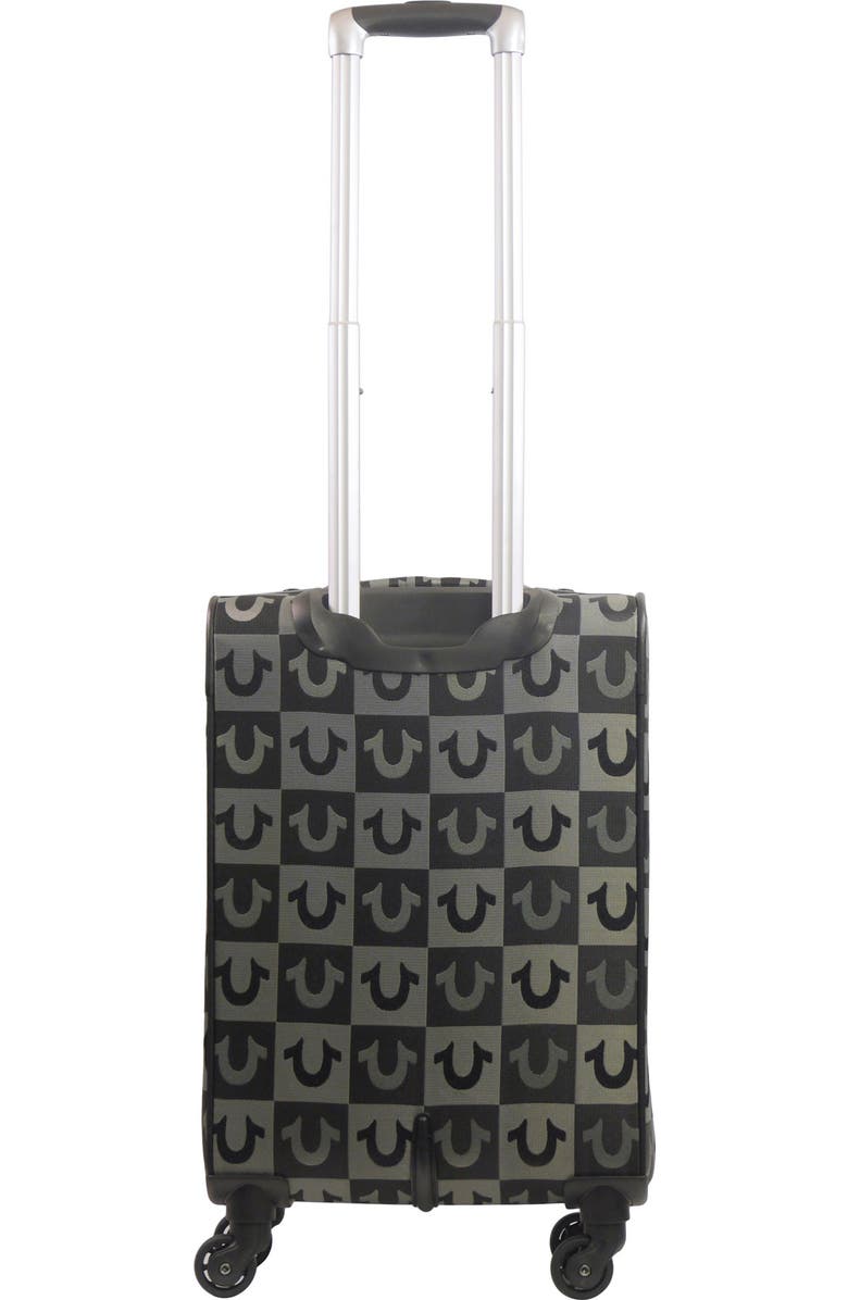 True Religion Soft Sided 23" Expandable, checkered Spinner Luggage, Alternate, color,