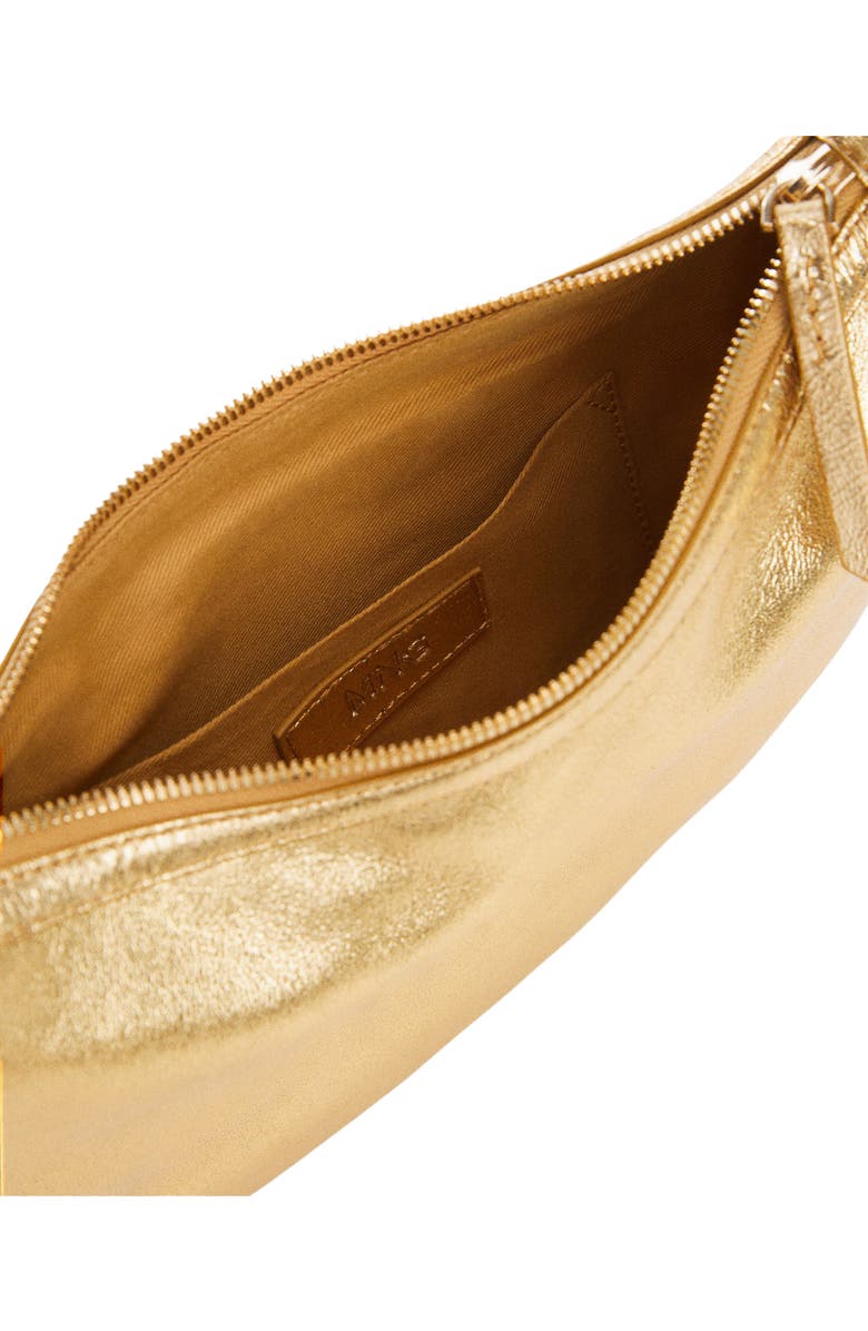 MANGO Leather Shoulder Bag, Alternate, color,